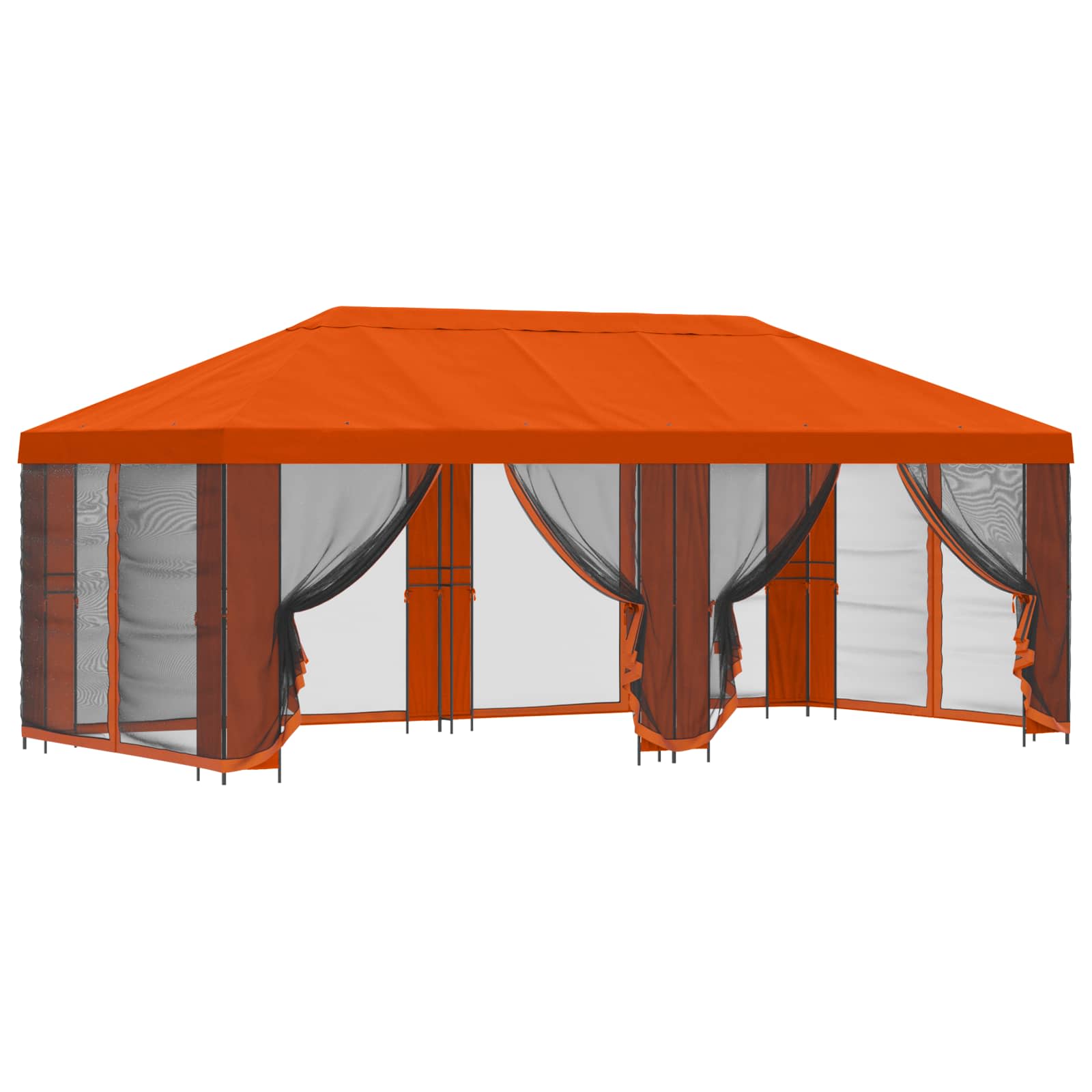 Sodo pavėsinė su šoninėmis sienelėmis 6 x 3 m Oranžinė Sodo pavėsinė su šoninėmis sienelėmis 6 x 3 m Oranžinė - Image 3