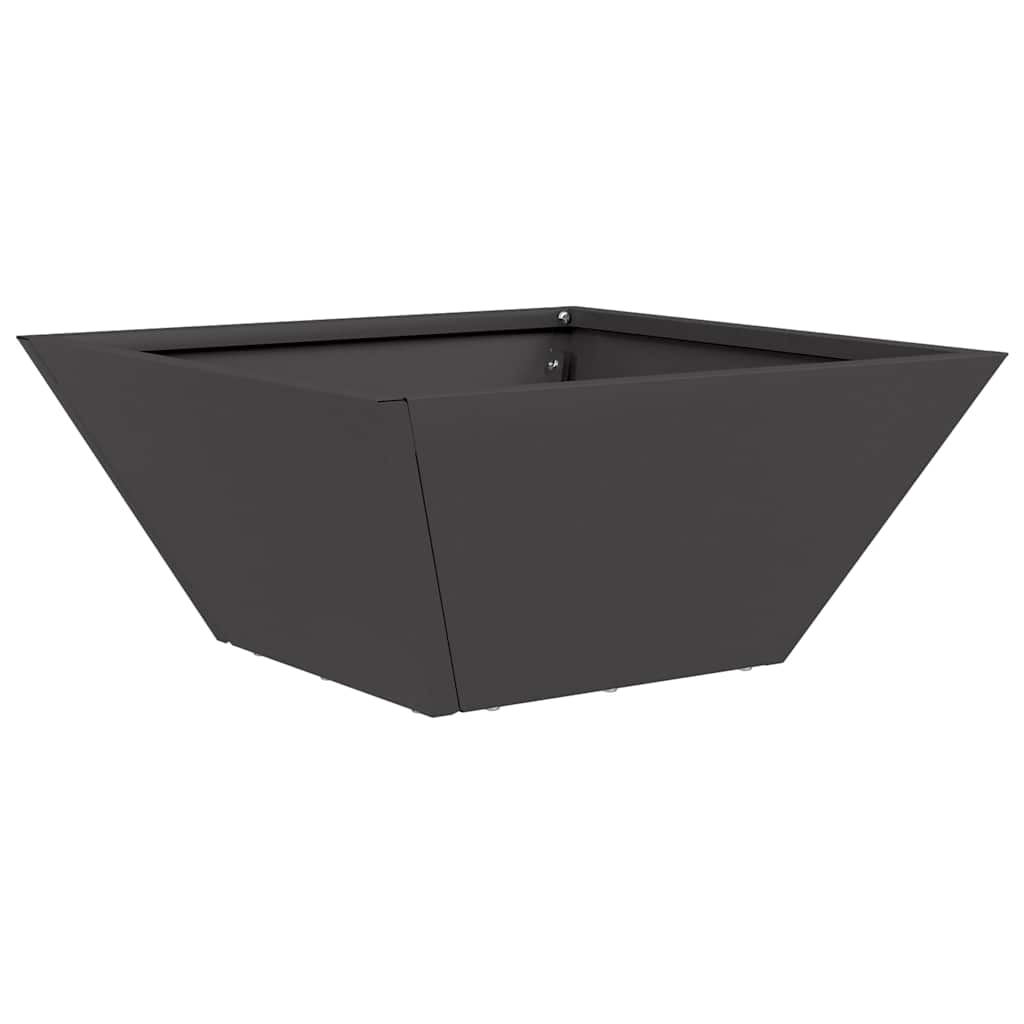 Sodo vazonas Juoda 35 x 35 x 15 cm Šaltai valcuotas plienas Sodo vazonas Juoda 35 x 35 x 15 cm Šaltai valcuotas plienas - Image 3