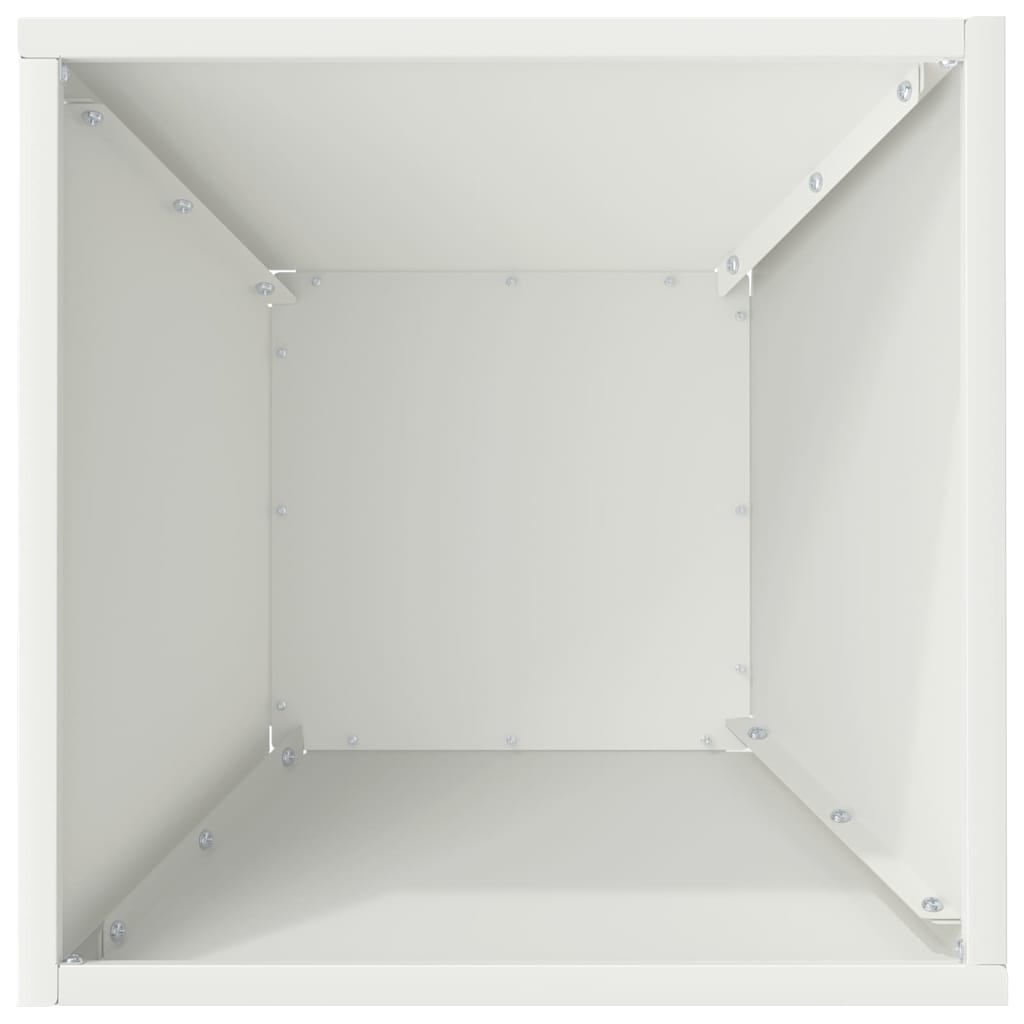 Sodo vazonas Balta 35 x 35 x 15 cm Šaltai valcuotas plienas Sodo vazonas Balta 35 x 35 x 15 cm Šaltai valcuotas plienas - Image 9