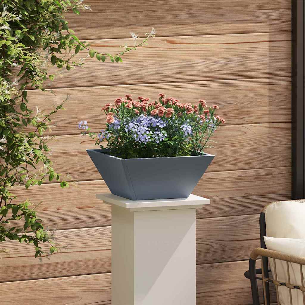 Sodo vazonas Antracito 35 x 35 x 15 cm Šaltai valcuotas plienas Sodo vazonas Antracito 35 x 35 x 15 cm Šaltai valcuotas plienas - Image 5