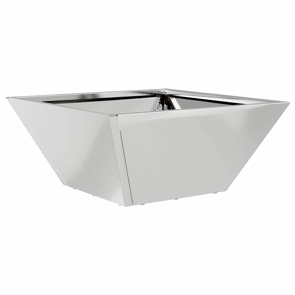 Sodo vazonas Sidabrinė 35 x 35 x 15 cm Galvanizuotas plienas Sodo vazonas Sidabrinė 35 x 35 x 15 cm Galvanizuotas plienas - Image 4