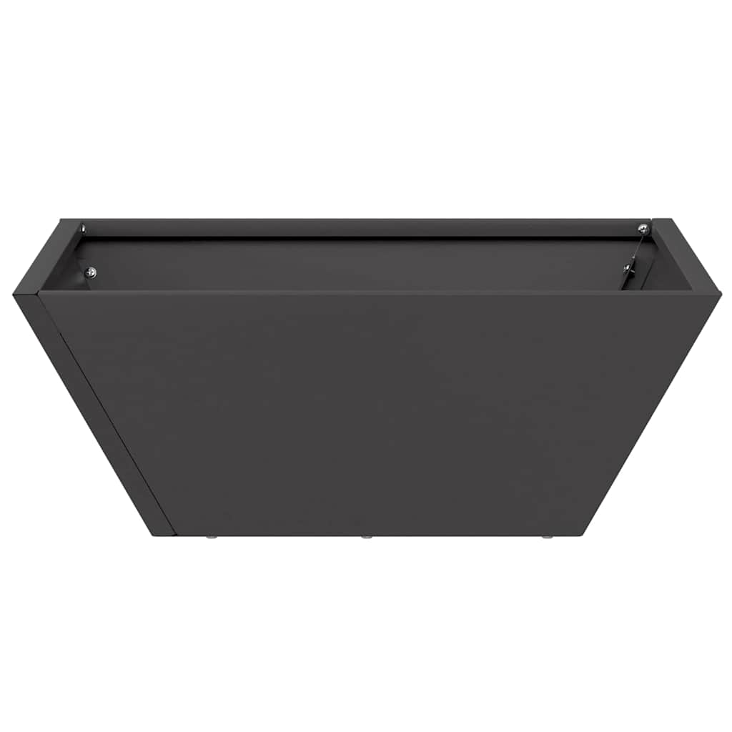 Sodo vazonas Juoda 40 x 40 x 15 cm Šaltai valcuotas plienas Sodo vazonas Juoda 40 x 40 x 15 cm Šaltai valcuotas plienas - Image 6