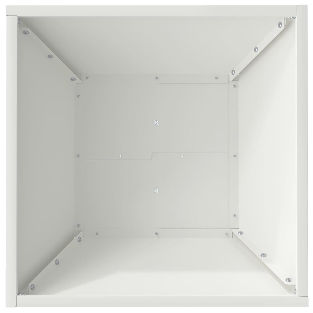 Sodo vazonas Balta 40 x 40 x 15 cm Šaltai valcuotas plienas Sodo vazonas Balta 40 x 40 x 15 cm Šaltai valcuotas plienas - Image 9