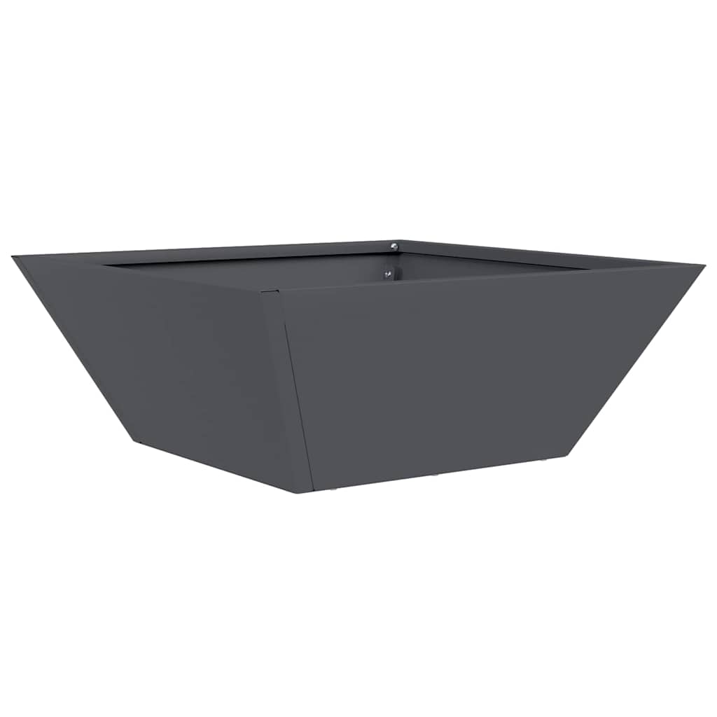Sodo vazonas Antracito 40 x 40 x 15 cm Šaltai valcuotas plienas Sodo vazonas Antracito 40 x 40 x 15 cm Šaltai valcuotas plienas - Image 3