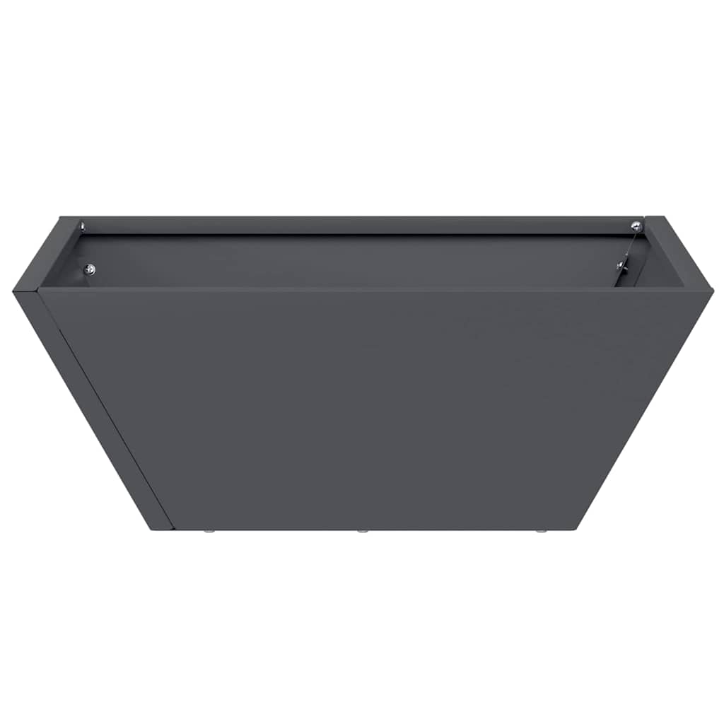 Sodo vazonas Antracito 40 x 40 x 15 cm Šaltai valcuotas plienas Sodo vazonas Antracito 40 x 40 x 15 cm Šaltai valcuotas plienas - Image 7
