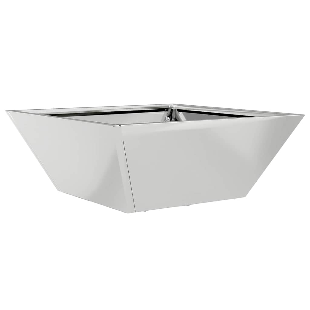 Sodo vazonas Sidabrinė 40 x 40 x 15 cm Galvanizuotas plienas Sodo vazonas Sidabrinė 40 x 40 x 15 cm Galvanizuotas plienas - Image 4