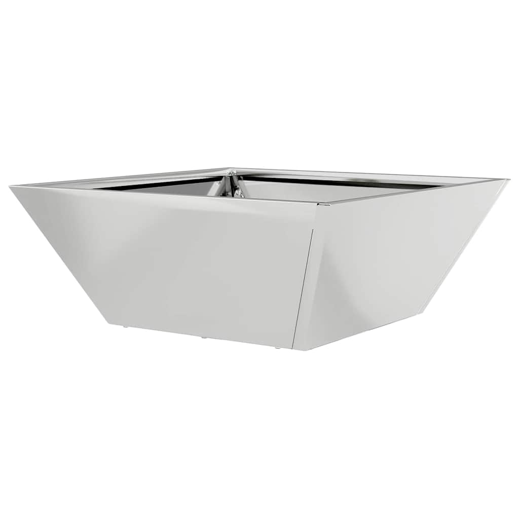 Sodo vazonas Sidabrinė 40 x 40 x 15 cm Galvanizuotas plienas Sodo vazonas Sidabrinė 40 x 40 x 15 cm Galvanizuotas plienas - Image 9