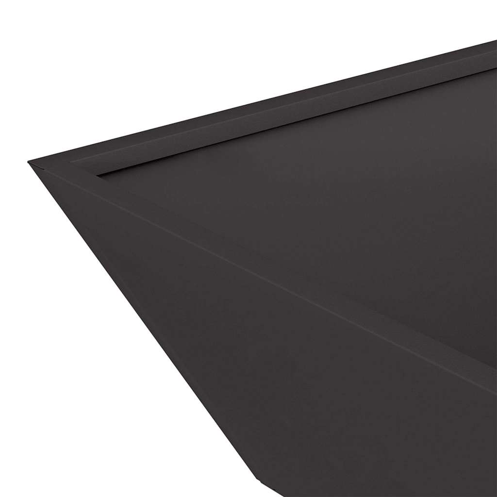 Sodo vazonas Juoda 50 x 50 x 15 cm Šaltai valcuotas plienas Sodo vazonas Juoda 50 x 50 x 15 cm Šaltai valcuotas plienas - Image 10