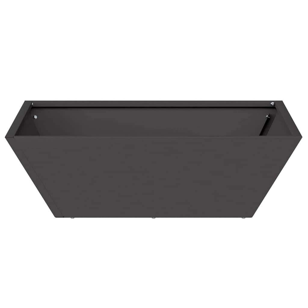 Sodo vazonas Juoda 50 x 50 x 15 cm Šaltai valcuotas plienas Sodo vazonas Juoda 50 x 50 x 15 cm Šaltai valcuotas plienas - Image 7