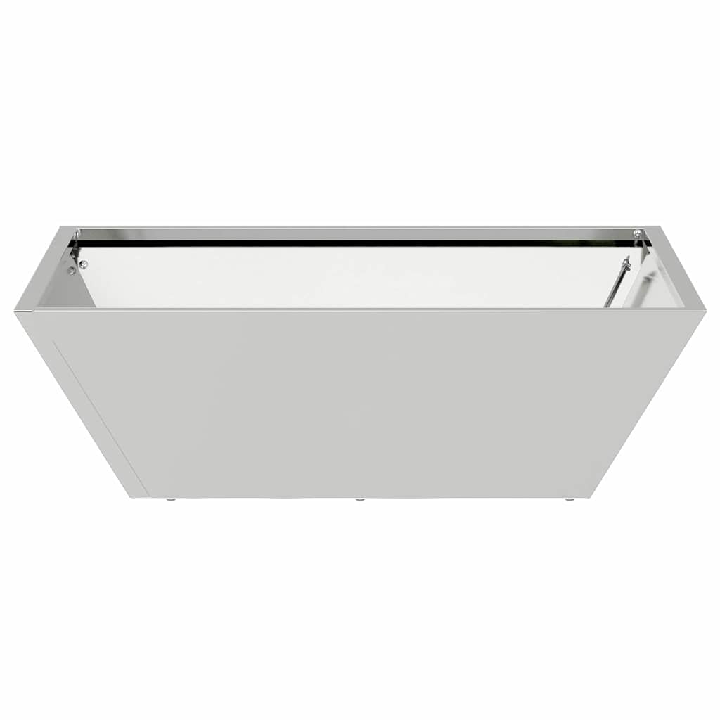 Sodo vazonas Sidabrinė 50 x 50 x 15 cm Galvanizuotas plienas Sodo vazonas Sidabrinė 50 x 50 x 15 cm Galvanizuotas plienas - Image 8