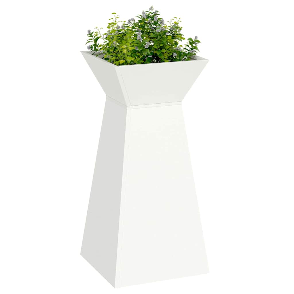 Stulpinis sodinukas 2 vnt. Balta 35 x 35 x 73 cm Stulpinis sodinukas 2 vnt. Balta 35 x 35 x 73 cm - Image 4
