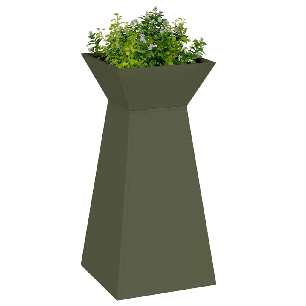 Stulpinis sodinukas 2 vnt. Alyvuogių žalia 35 x 35 x 73 cm Stulpinis sodinukas 2 vnt. Alyvuogių žalia 35 x 35 x 73 cm - Image 4
