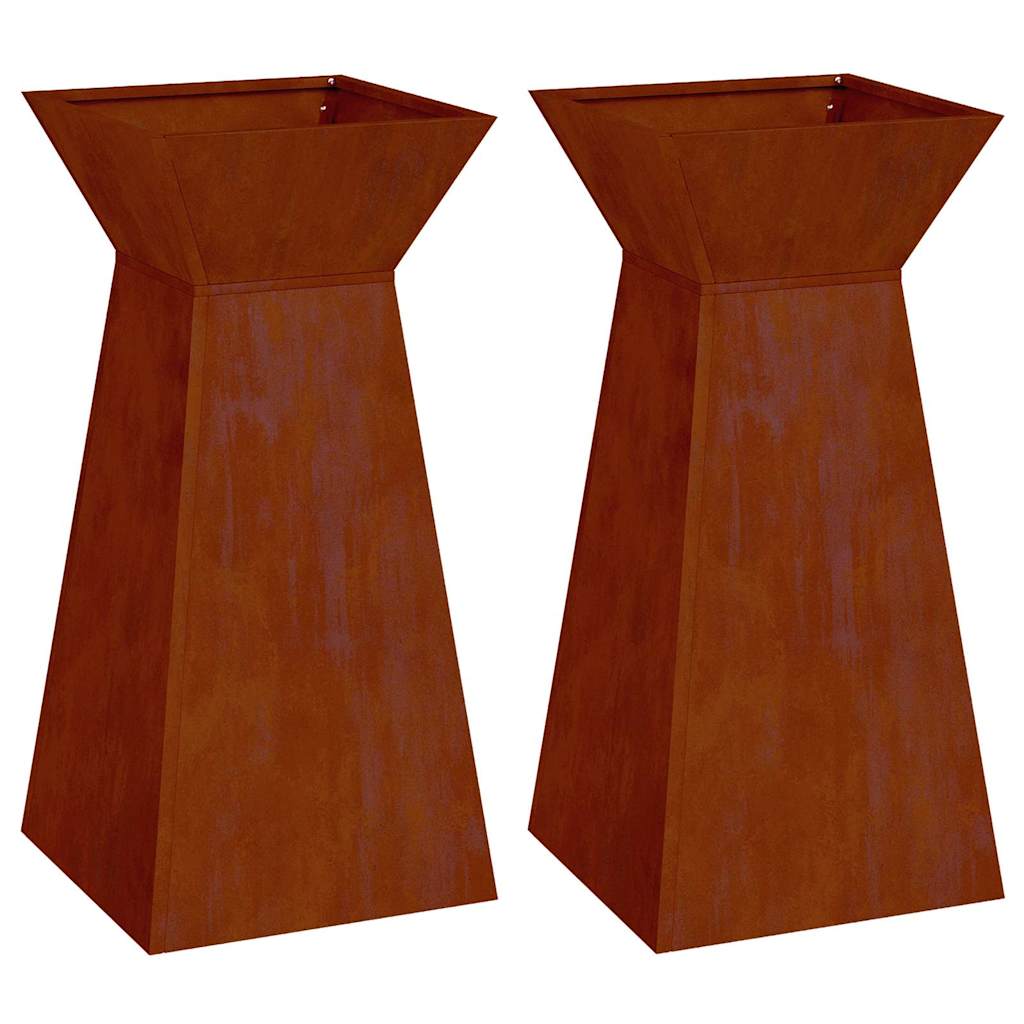 Stulpinis sodinukas 2 vnt. Rūdijanti 35 x 35 x 73 cm Stulpinis sodinukas 2 vnt. Rūdijanti 35 x 35 x 73 cm - Image 3