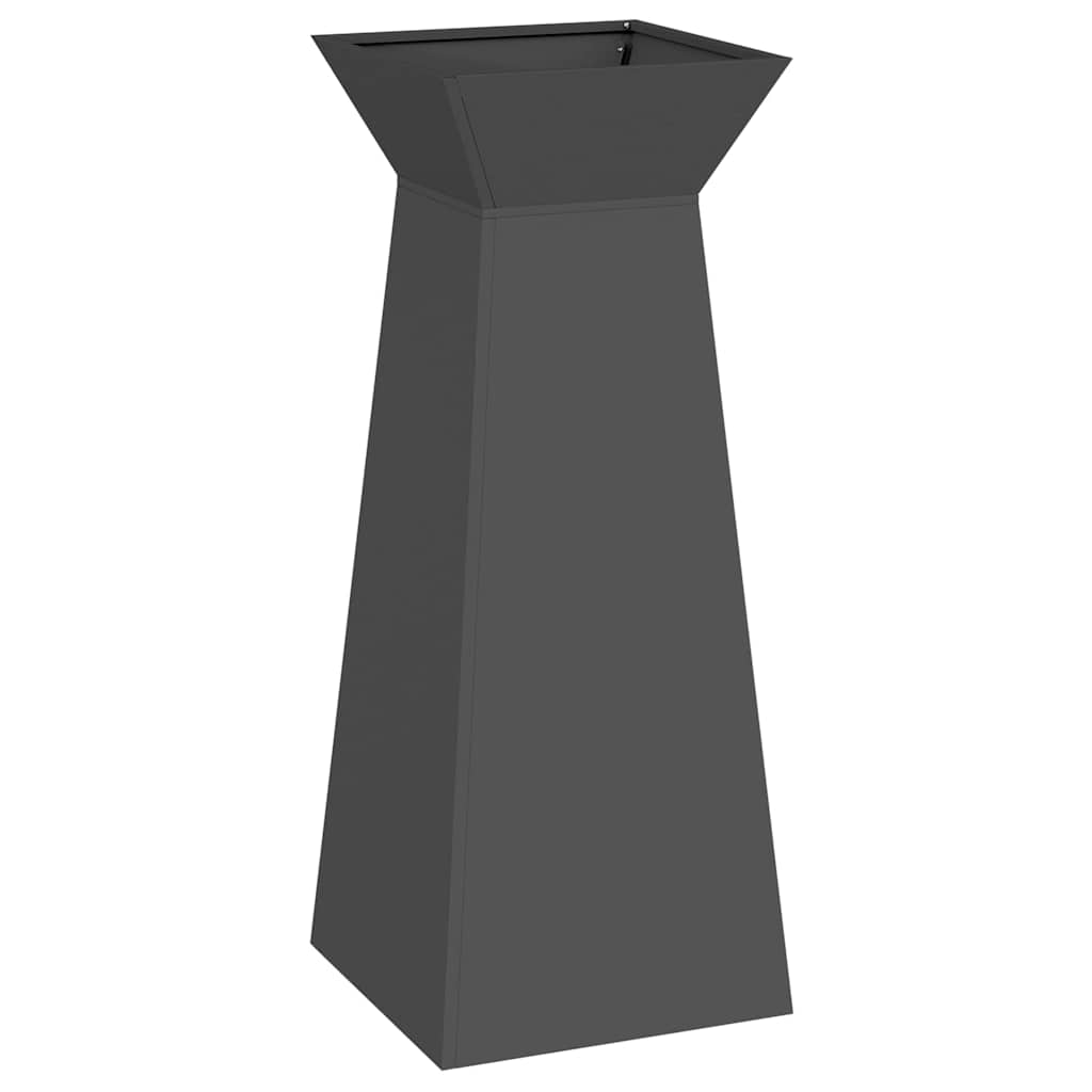 Stulpinis sodinukas 2 vnt. Juoda 40 x 40 x 100 cm Stulpinis sodinukas 2 vnt. Juoda 40 x 40 x 100 cm - Image 6