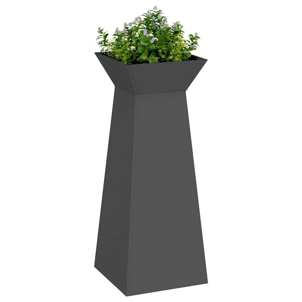 Stulpinis sodinukas 2 vnt. Juoda 40 x 40 x 100 cm Stulpinis sodinukas 2 vnt. Juoda 40 x 40 x 100 cm - Image 4