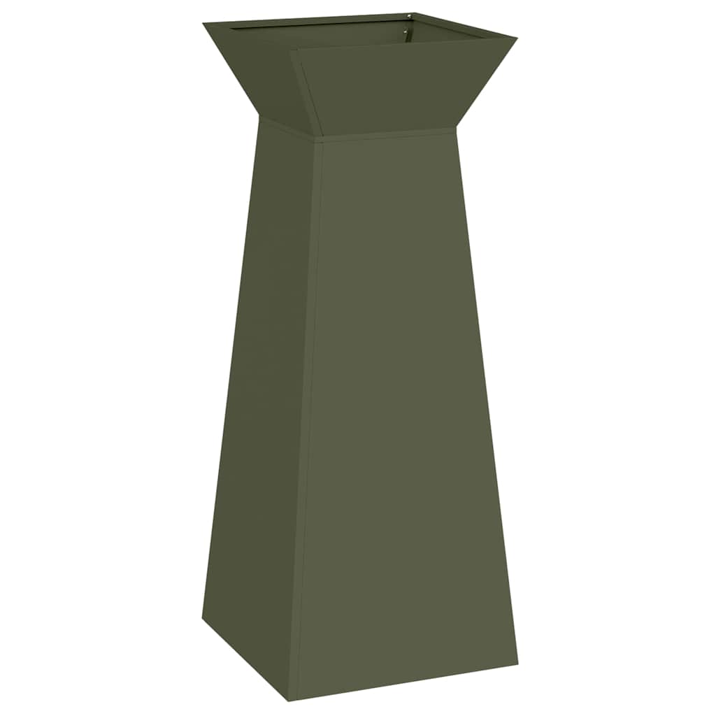 Stulpinis sodinukas 2 vnt. Alyvuogių žalia 40 x 40 x 100 cm Stulpinis sodinukas 2 vnt. Alyvuogių žalia 40 x 40 x 100 cm - Image 6