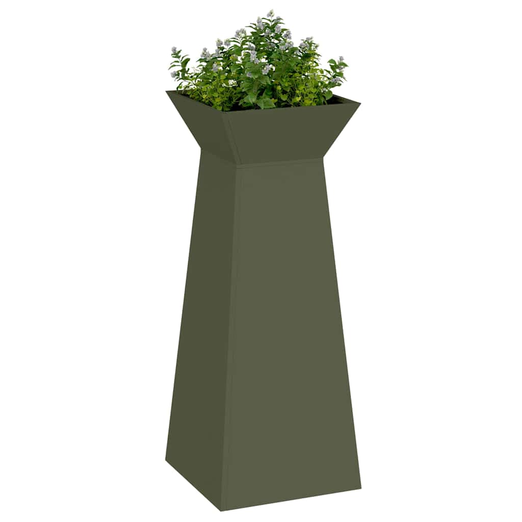 Stulpinis sodinukas 2 vnt. Alyvuogių žalia 40 x 40 x 100 cm Stulpinis sodinukas 2 vnt. Alyvuogių žalia 40 x 40 x 100 cm - Image 4
