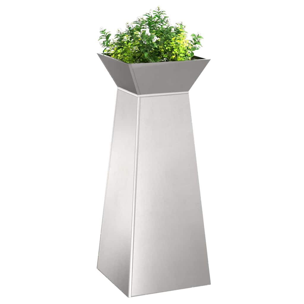 Stulpinis sodinukas 2 vnt. Sidabrinė 40 x 40 x 100 cm Stulpinis sodinukas 2 vnt. Sidabrinė 40 x 40 x 100 cm - Image 5