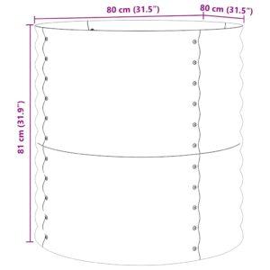 Pakelta lova Ruda 80 x 80 x 81 cm Plienas