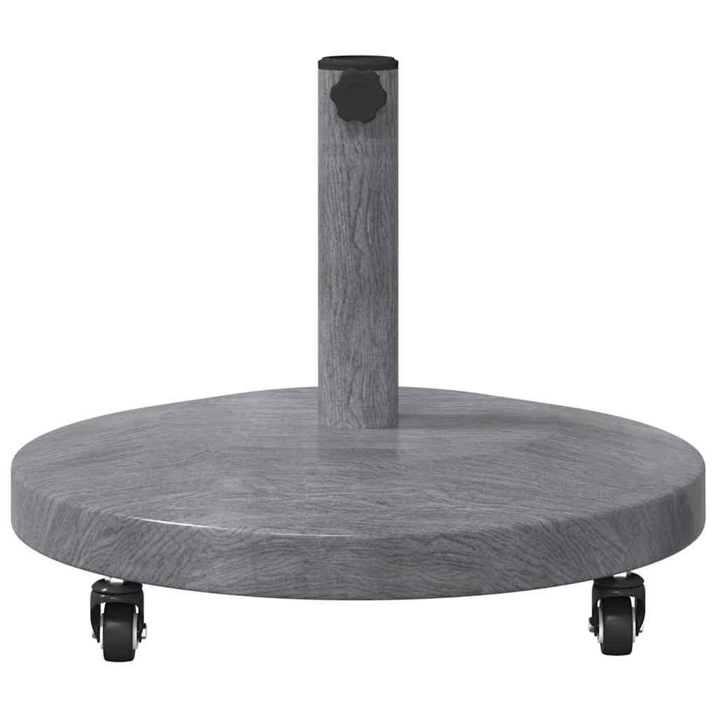 Skėčio pagrindas 24.8 kg Tamsiai pilka mediena Apvali Skėčio pagrindas 24.8 kg Tamsiai pilka mediena Apvali - Image 6