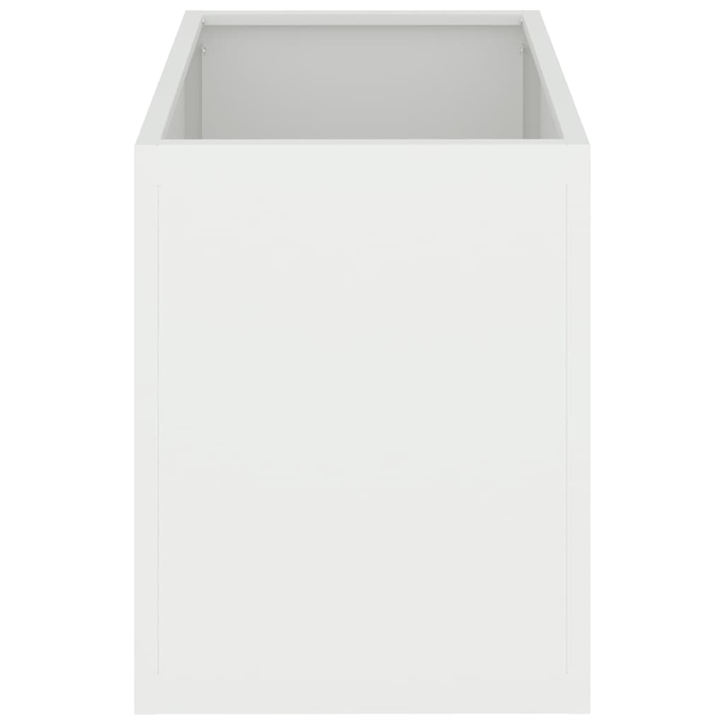 Sodo vazonas Balta 50 x 32 x 40 cm Šaltai valcuotas plienas Sodo vazonas Balta 50 x 32 x 40 cm Šaltai valcuotas plienas - Image 7