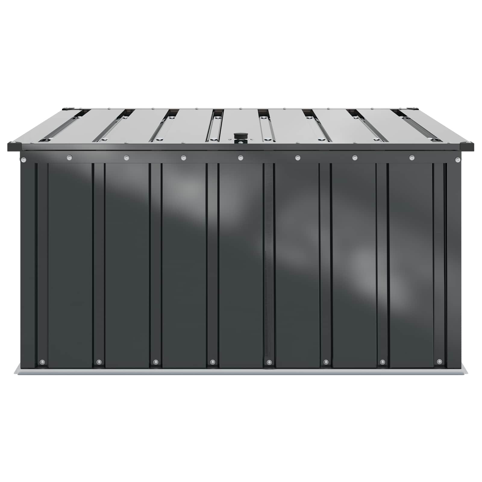 Sodo saugojimo dėžė Juoda 101 x 82 x 50 cm Plienas Sodo saugojimo dėžė Juoda 101 x 82 x 50 cm Plienas - Image 7