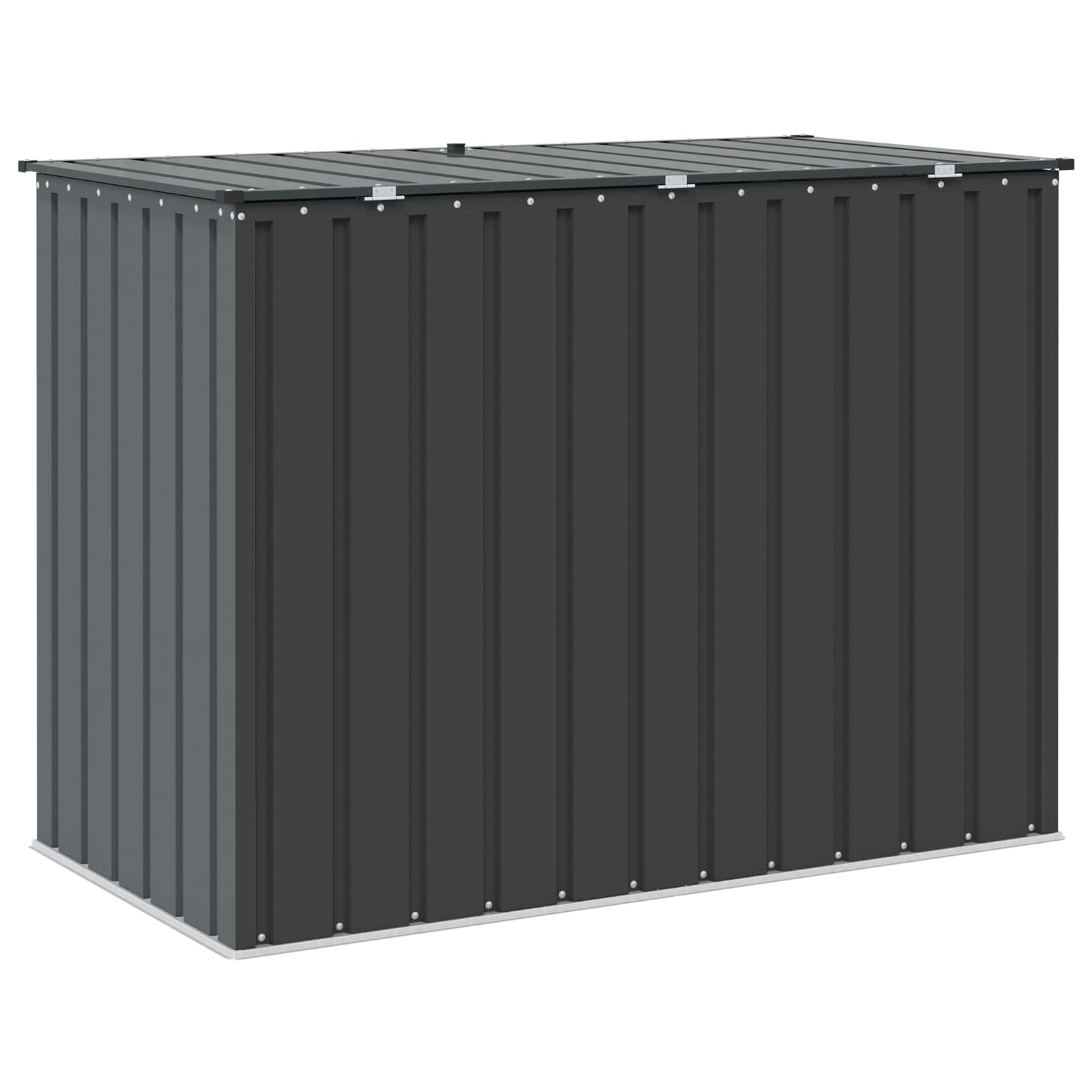 Sodo saugojimo dėžė Juoda 151,5 x 82 x 110,5 cm Plienas Sodo saugojimo dėžė Juoda 151,5 x 82 x 110,5 cm Plienas - Image 10