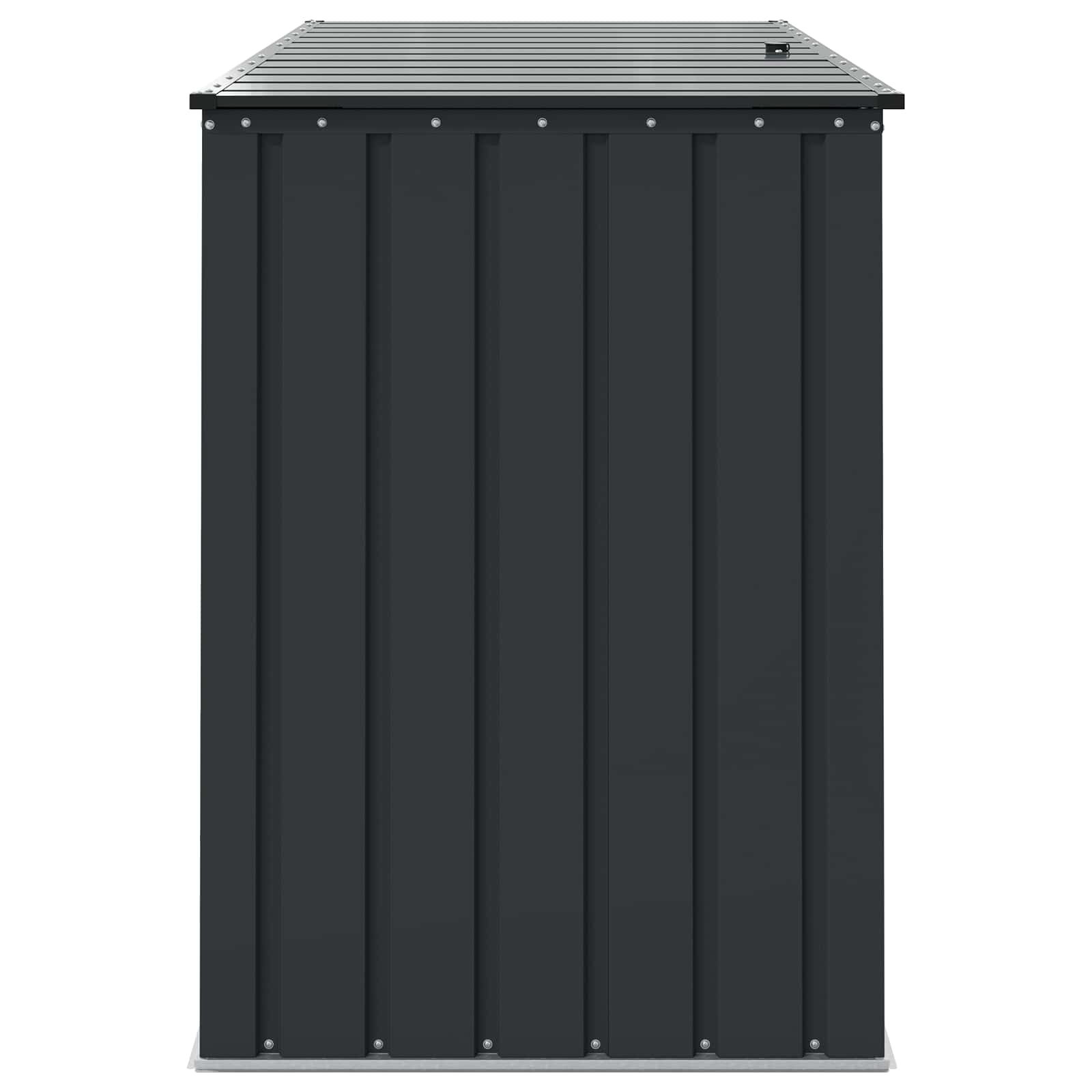 Sodo saugojimo dėžė Juoda 151,5 x 82 x 110,5 cm Plienas Sodo saugojimo dėžė Juoda 151,5 x 82 x 110,5 cm Plienas - Image 9