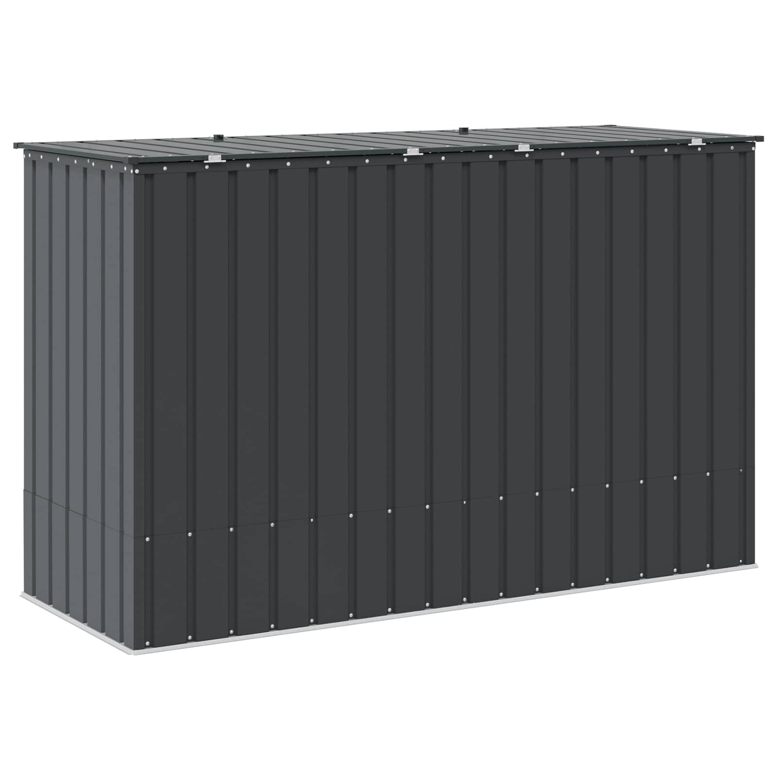Sodo saugojimo dėžė Juoda 214 x 82 x 132 cm Plienas Sodo saugojimo dėžė Juoda 214 x 82 x 132 cm Plienas - Image 10