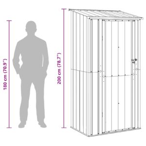 Sodo pašiūrės Ruda 103 x 74 x 200 cm Metalas