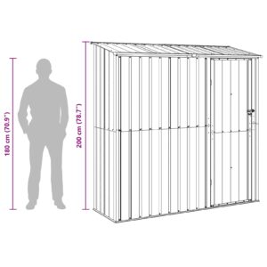 Sodo pašiūrės Ruda 203,5 x 73 x 200 cm Metalas