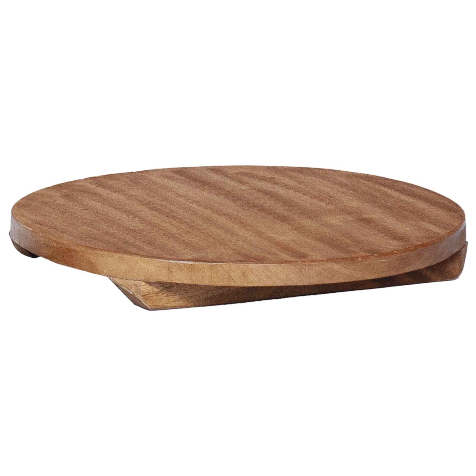 Vazonų stalas 3 vnt. Natūrali 29 x 29 x 3,5 cm Mahogany Medis Vazonų stalas 3 vnt. Natūrali 29 x 29 x 3,5 cm Mahogany Medis - Image 5