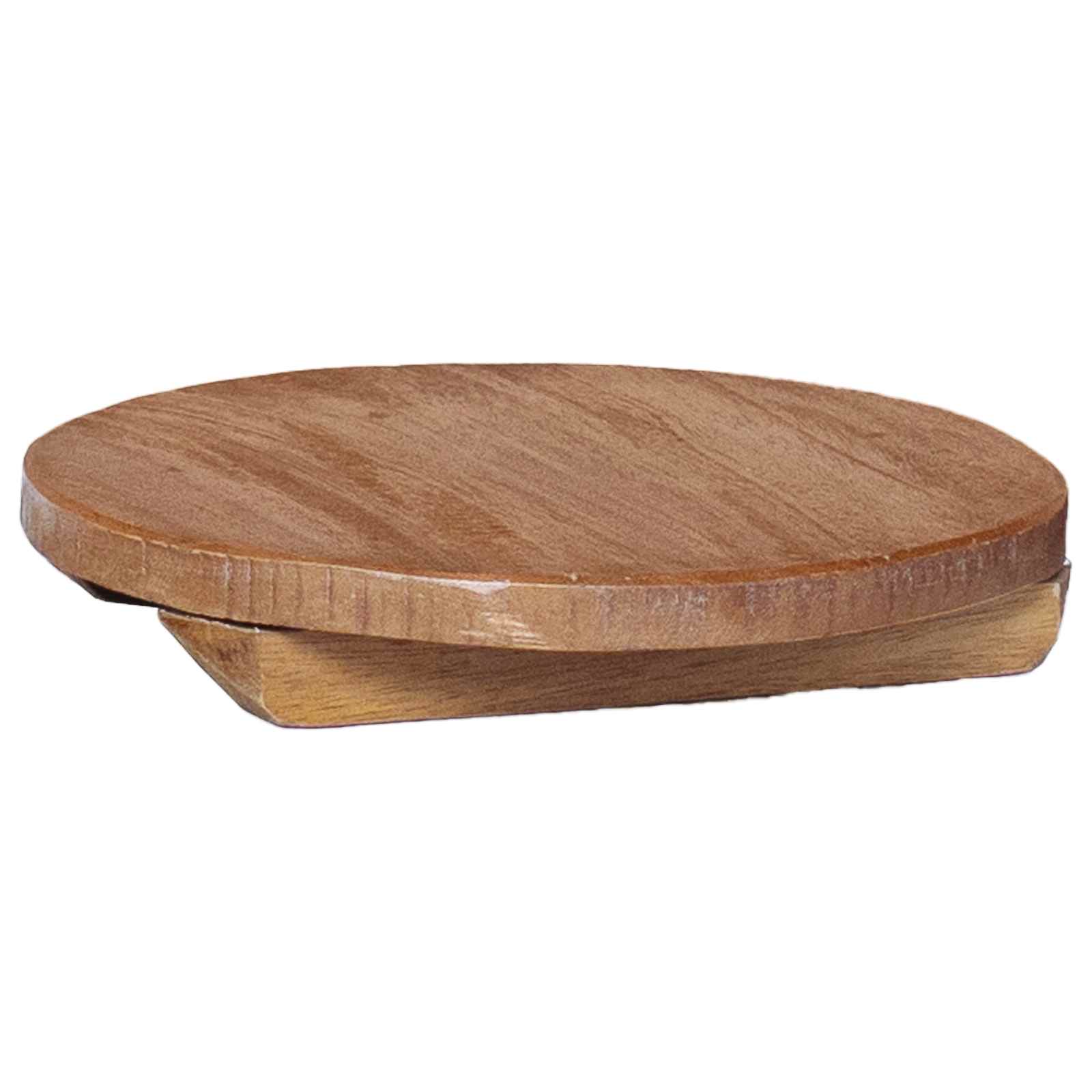 Vazonų stalas 3 vnt. Natūrali 29 x 29 x 3,5 cm Mahogany Medis Vazonų stalas 3 vnt. Natūrali 29 x 29 x 3,5 cm Mahogany Medis - Image 6