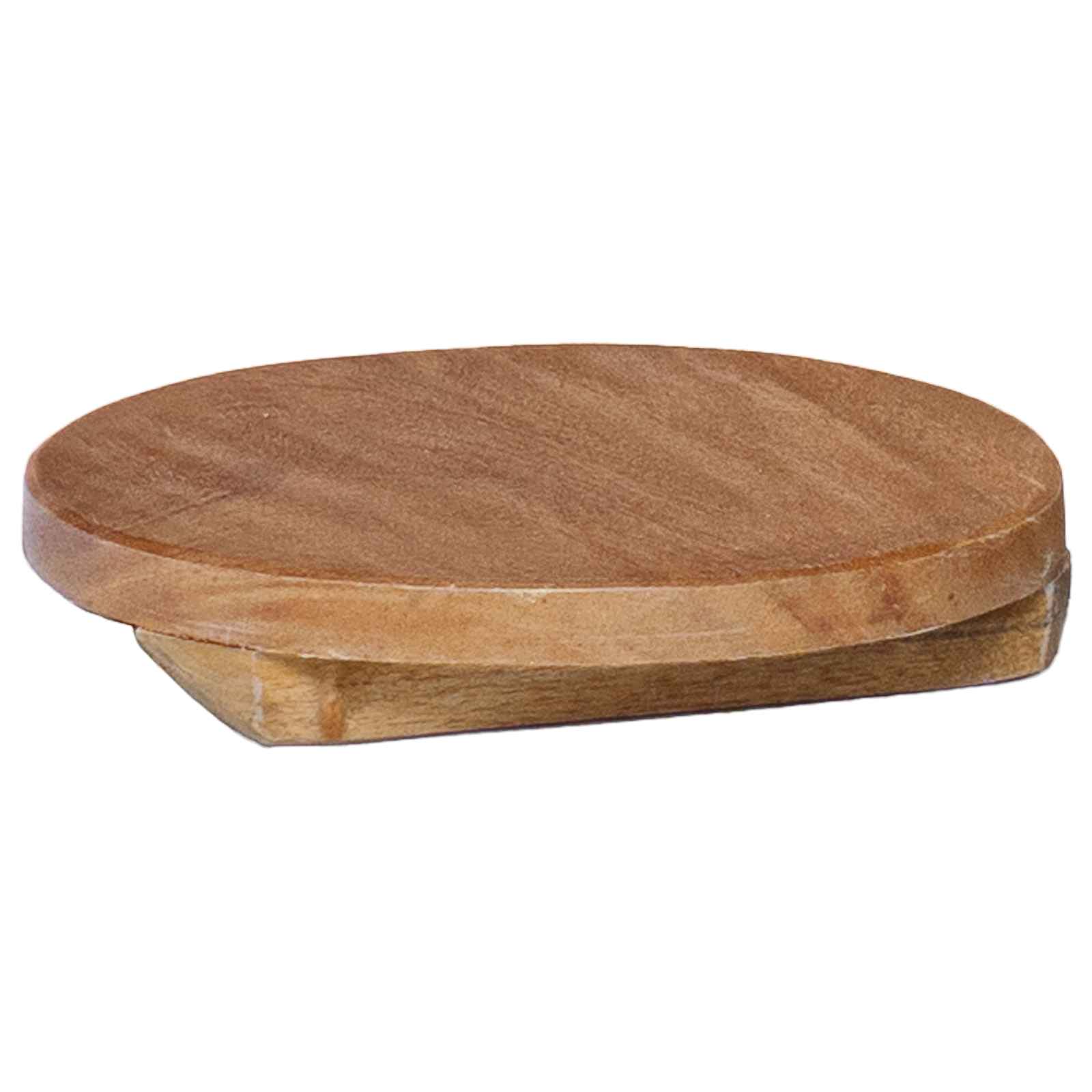 Vazonų stalas 3 vnt. Natūrali 29 x 29 x 3,5 cm Mahogany Medis Vazonų stalas 3 vnt. Natūrali 29 x 29 x 3,5 cm Mahogany Medis - Image 7