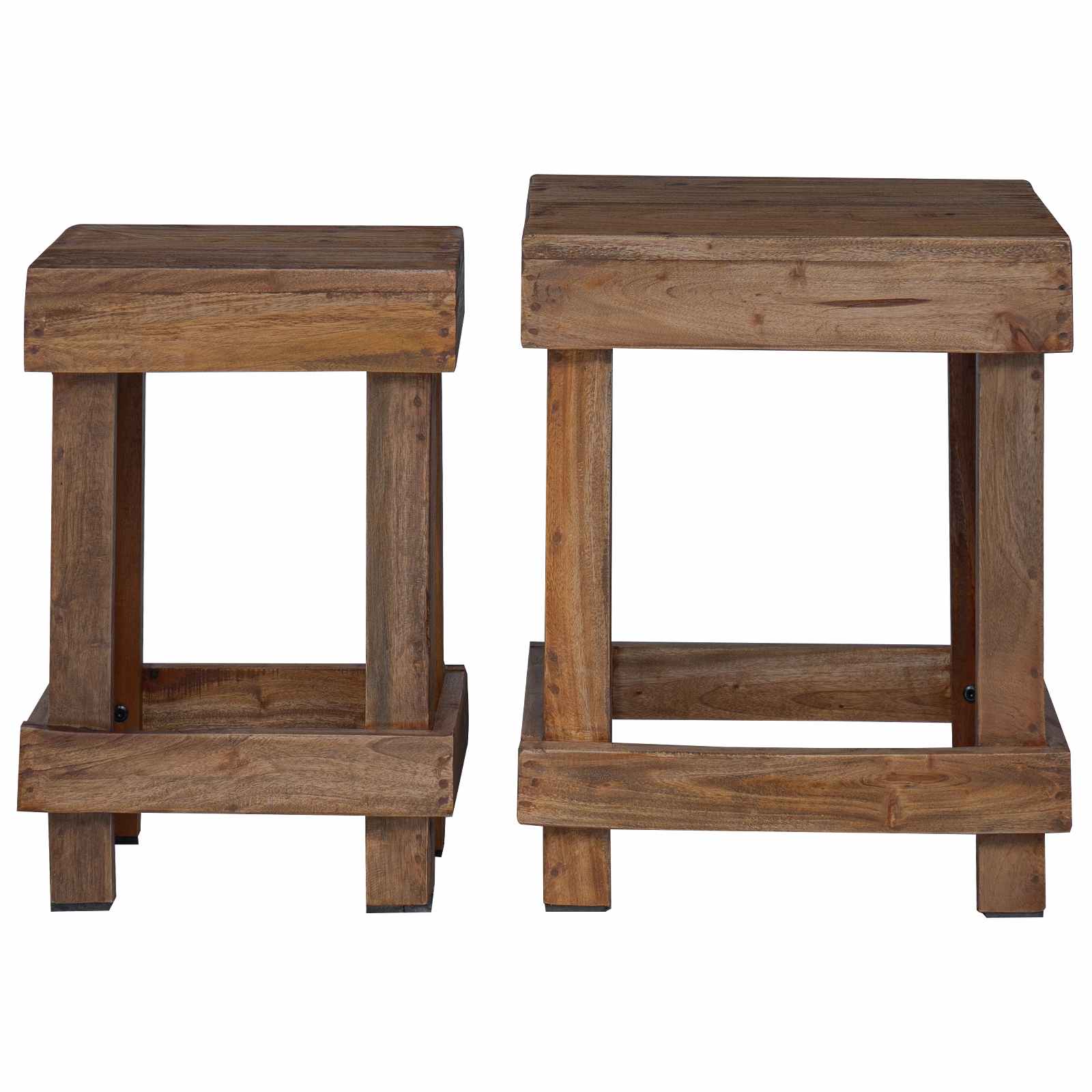 Augalų stovas 2 vnt. Ruda 70 x 11 x 27 cm Mahogany Medis Augalų stovas 2 vnt. Ruda 70 x 11 x 27 cm Mahogany Medis - Image 6