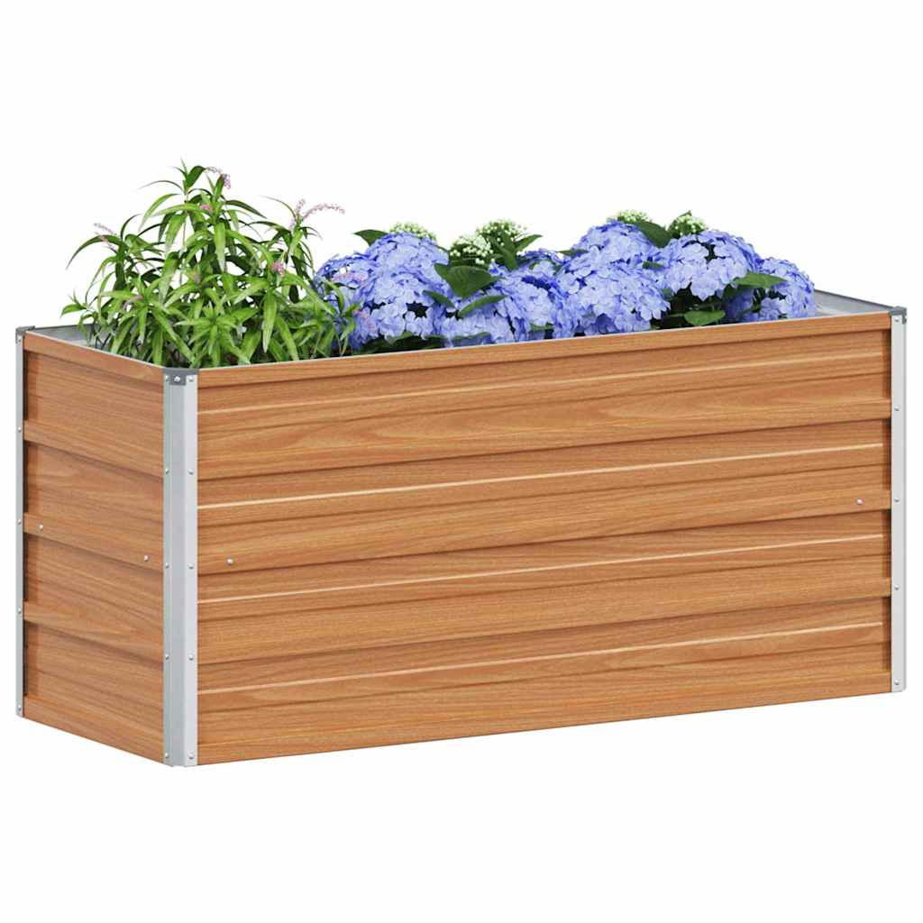 Paaukštinta sodo lova Šviesiai rudas 100 x 40 x 45 cm Paaukštinta sodo lova Šviesiai rudas 100 x 40 x 45 cm - Image 4