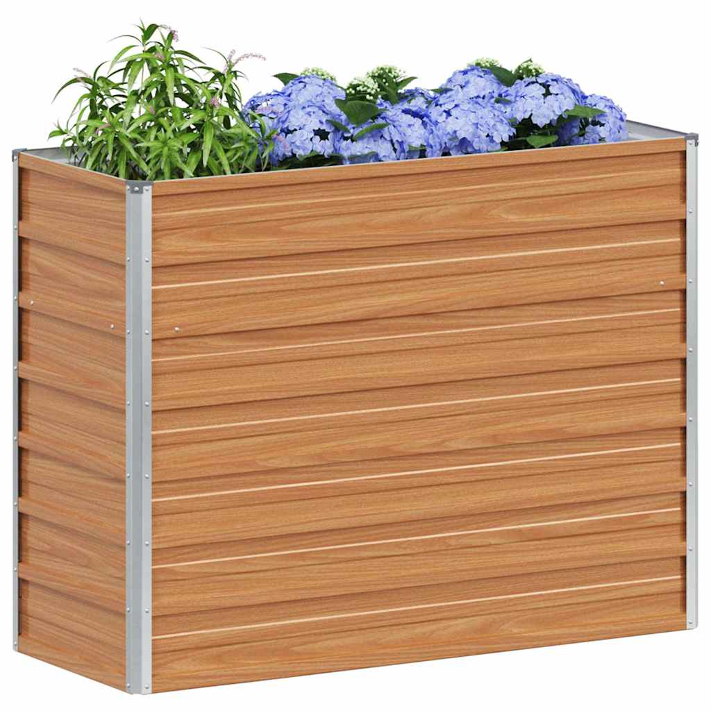 Paaukštinta sodo lova Šviesiai rudas 100 x 40 x 77 cm Paaukštinta sodo lova Šviesiai rudas 100 x 40 x 77 cm - Image 4