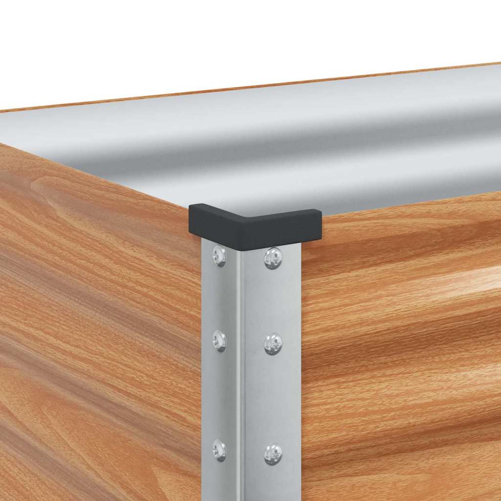 Sodo vazonas Šviesiai rudas 100 x 45 x 90 cm Cinkuota plienas Sodo vazonas Šviesiai rudas 100 x 45 x 90 cm Cinkuota plienas - Image 10