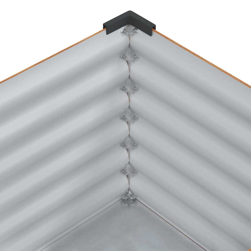 Sodo vazonas Šviesiai rudas 100 x 45 x 90 cm Cinkuota plienas Sodo vazonas Šviesiai rudas 100 x 45 x 90 cm Cinkuota plienas - Image 11