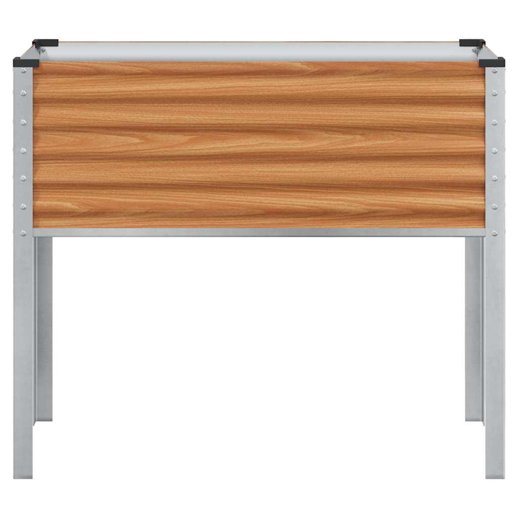 Sodo vazonas Šviesiai rudas 100 x 45 x 90 cm Cinkuota plienas Sodo vazonas Šviesiai rudas 100 x 45 x 90 cm Cinkuota plienas - Image 6