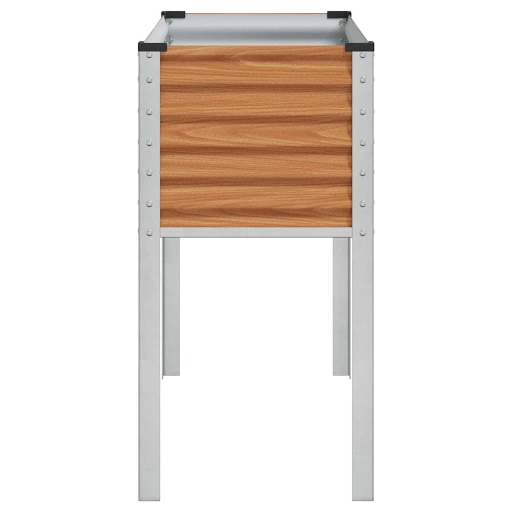 Sodo vazonas Šviesiai rudas 100 x 45 x 90 cm Cinkuota plienas Sodo vazonas Šviesiai rudas 100 x 45 x 90 cm Cinkuota plienas - Image 7