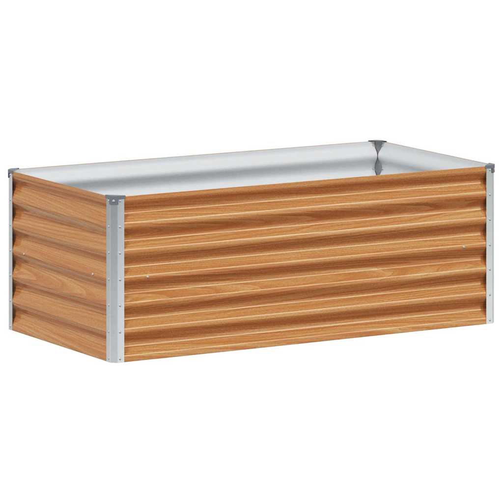 Paaukštinta sodo lova Šviesiai rudas 98 x 50 x 36 cm Paaukštinta sodo lova Šviesiai rudas 98 x 50 x 36 cm - Image 3
