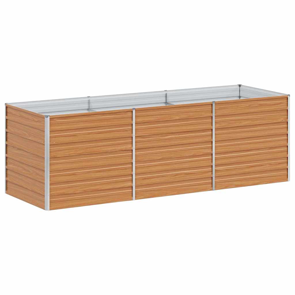 Paaukštinta sodo lova Šviesiai rudas 240 x 80 x 77 cm Paaukštinta sodo lova Šviesiai rudas 240 x 80 x 77 cm - Image 8