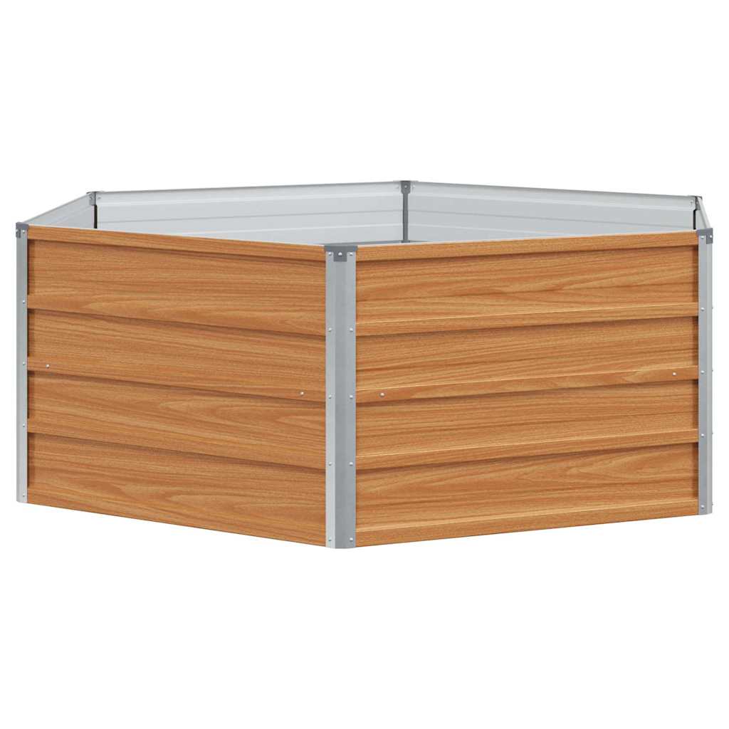 Pakelta sodo lova Medžio išvaizda 129 x 129 x 45 cm Pakelta sodo lova Medžio išvaizda 129 x 129 x 45 cm - Image 8