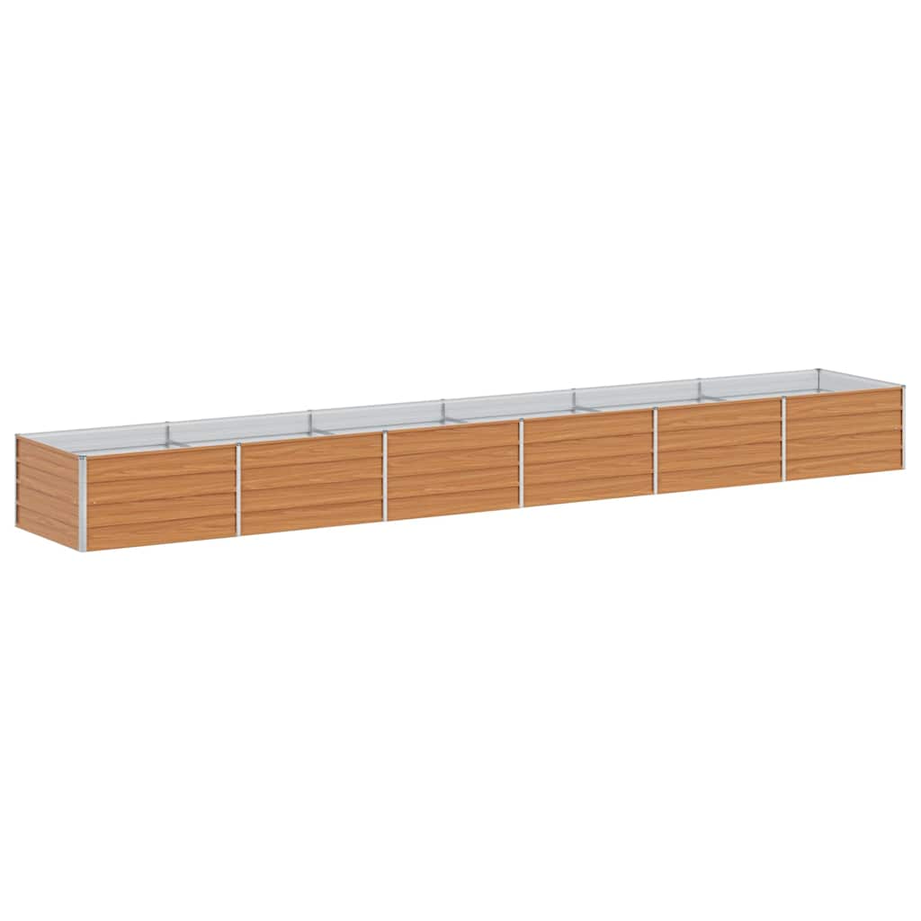 Paaukštinta sodo lova Šviesiai rudas 480 x 80 x 45 cm Paaukštinta sodo lova Šviesiai rudas 480 x 80 x 45 cm - Image 3