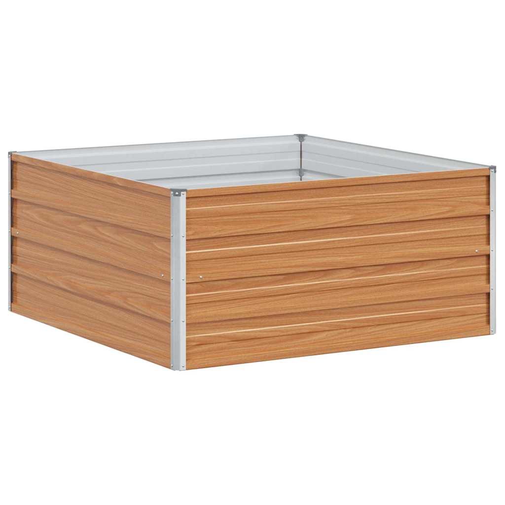 Paaukštinta sodo lova Šviesiai rudas 100 x 100 x 45 cm Paaukštinta sodo lova Šviesiai rudas 100 x 100 x 45 cm - Image 8