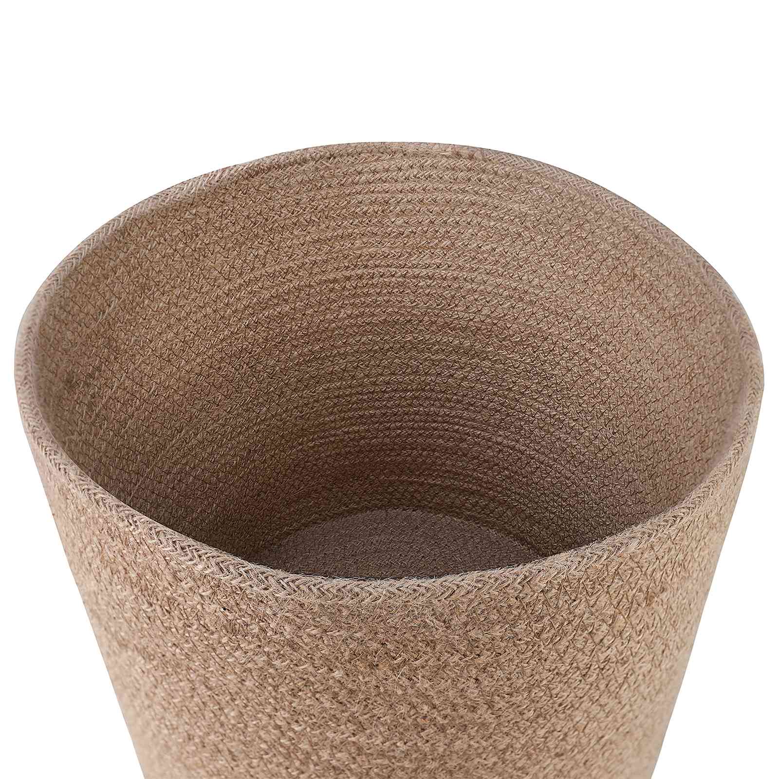 Vazonų rinkinys 2 vnt. Natūrali Ø 28 x 28 cm 100% Tossa Džiutas Vazonų rinkinys 2 vnt. Natūrali Ø 28 x 28 cm 100% Tossa Džiutas - Image 4