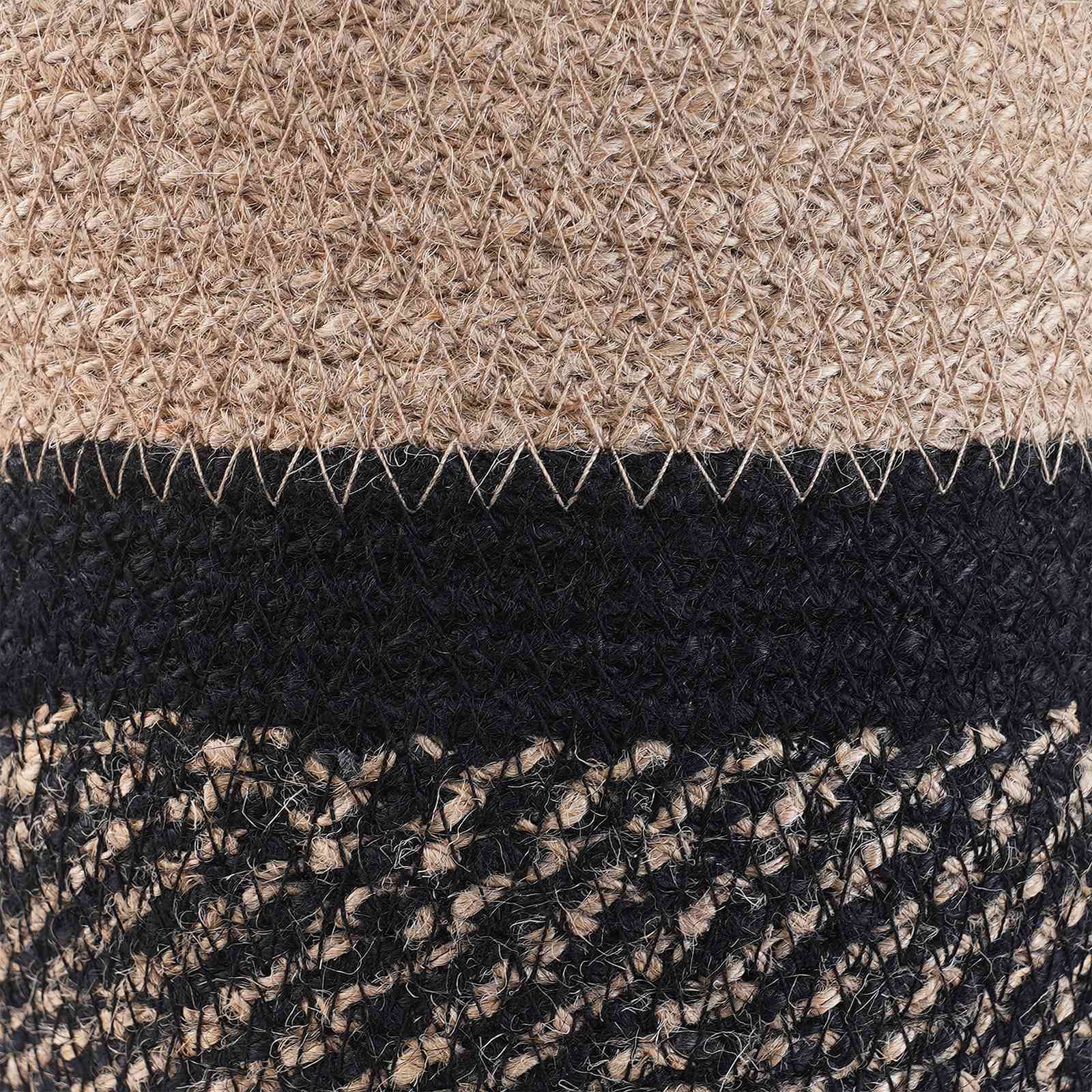 Vazonų rinkinys 2 vnt. Natūrali ir juoda Ø 21 x 21 cm Vazonų rinkinys 2 vnt. Natūrali ir juoda Ø 21 x 21 cm - Image 5