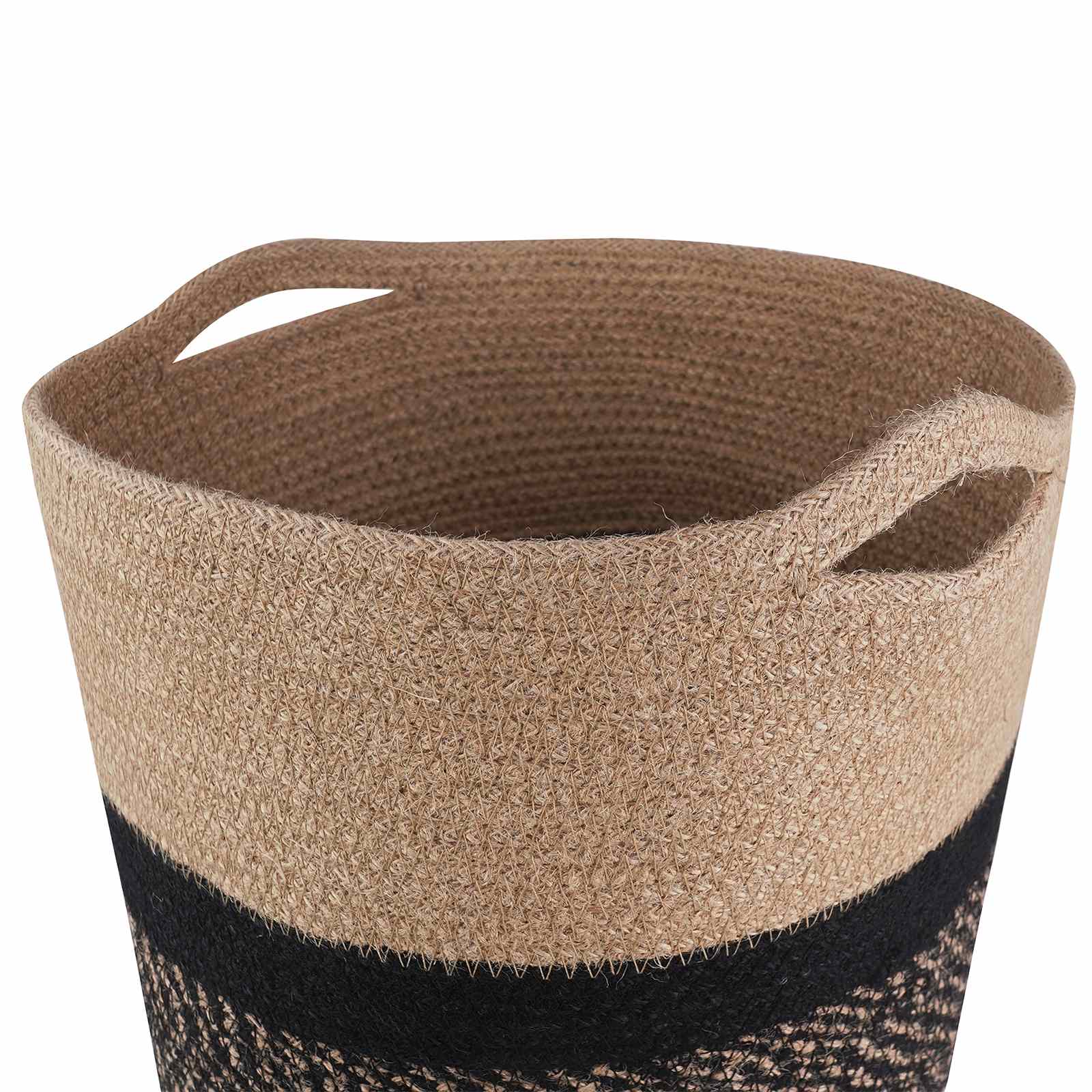 Vazonų rinkinys 2 vnt. Natūrali ir juoda Ø 28 x 28 cm Vazonų rinkinys 2 vnt. Natūrali ir juoda Ø 28 x 28 cm - Image 5