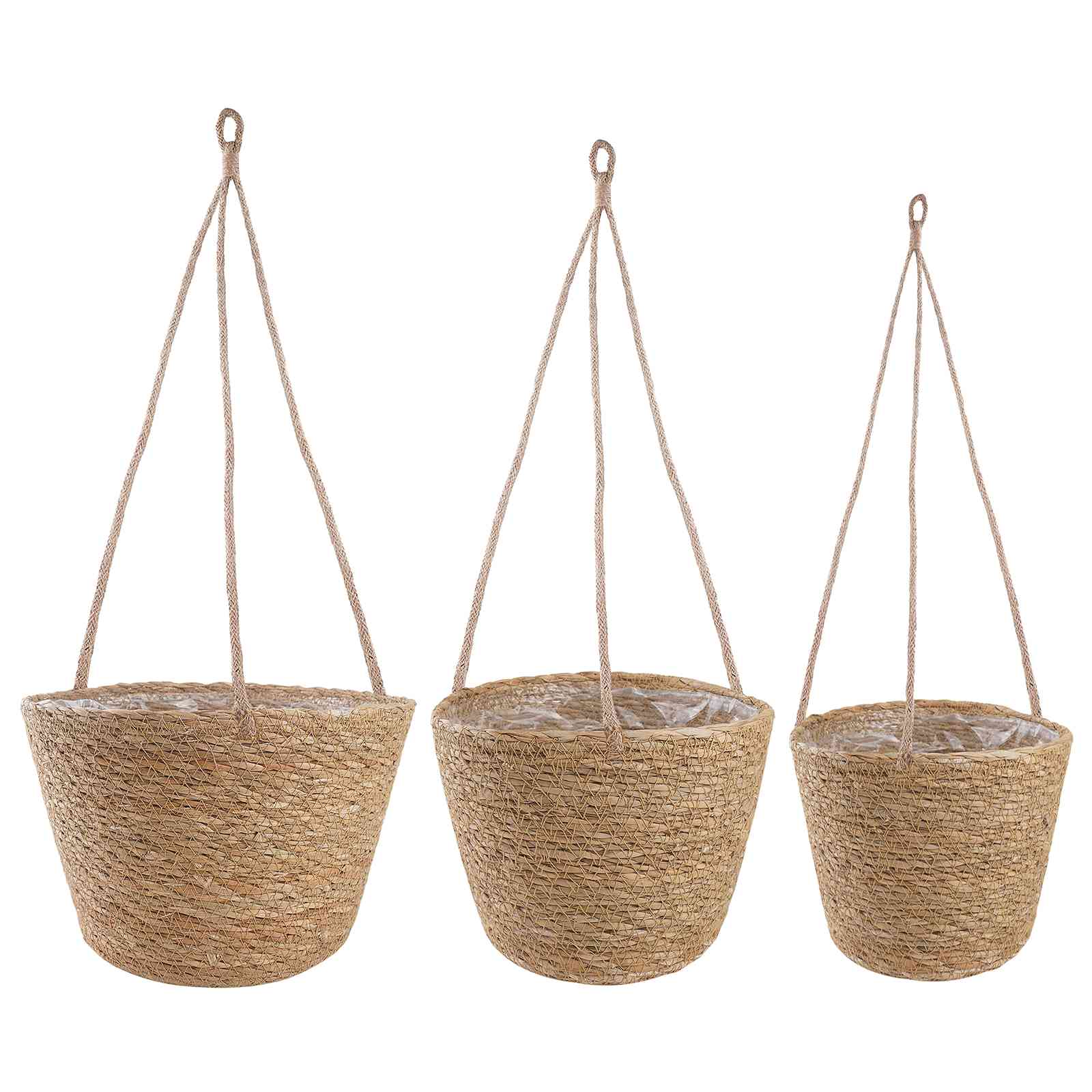 3 vnt. Natūrali Ø26 x 19 cm 100% Jūros žolė 3 vnt. Natūrali Ø26 x 19 cm 100% Jūros žolė - Image 2